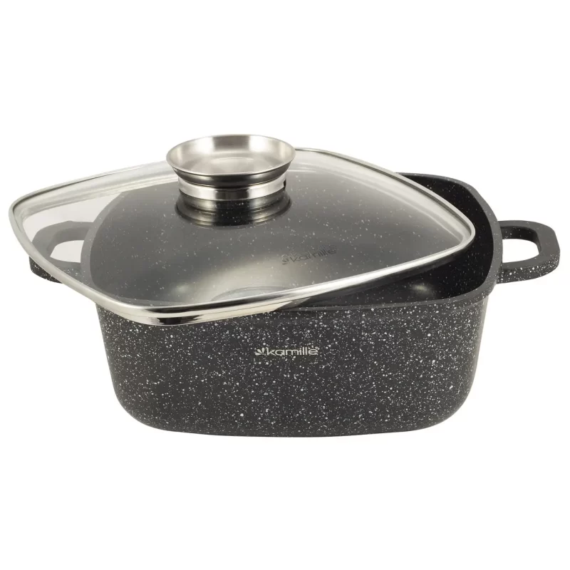 Комплект мраморни съдове за готвене Kamille KM-4435