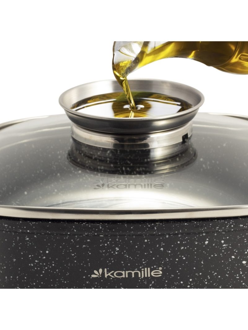 Комплект мраморни съдове за готвене Kamille KM-4434