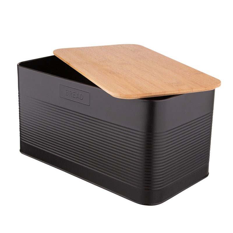 Кутия за хляб DECCOTA Black, черна