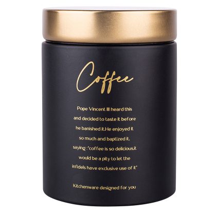 Кутия за съхранение на кафе DECCOTA Glow Black